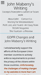Mobile Screenshot of johnswriting.com